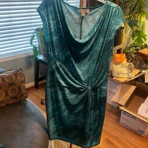 Michael Kors large, beautiful marbled looking print, EUC